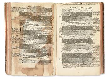 BIBLE IN LATIN.  Biblia sacra utriusque testamenti.  1527